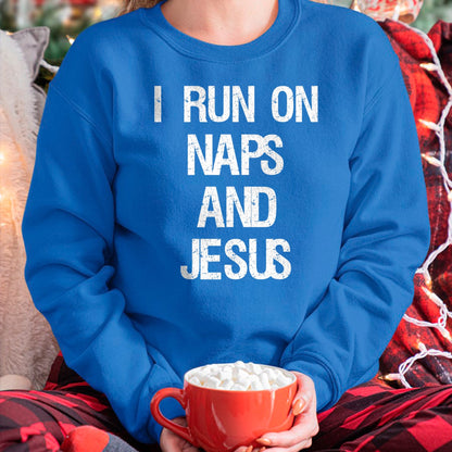 Christian Tee, Christian Faith Unisex T-Shirt/Hoodie/Sweatshirt HLT00 - Funny Run On Nap & Jesus Christ Sayings Christian T-Shirt