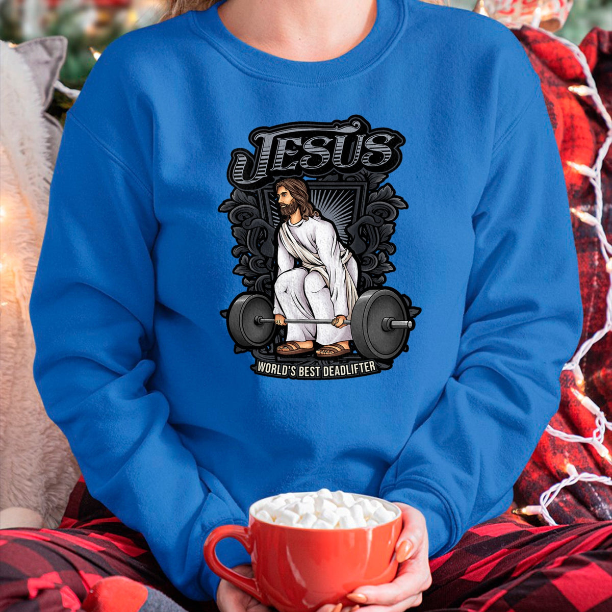 Christian Tee, Christian Faith Unisex T-Shirt/Hoodie/Sweatshirt HLT00 - Funny Jesus Christian Weight Lifting Men Women Gym Gag Gifts T-Shirt (1)