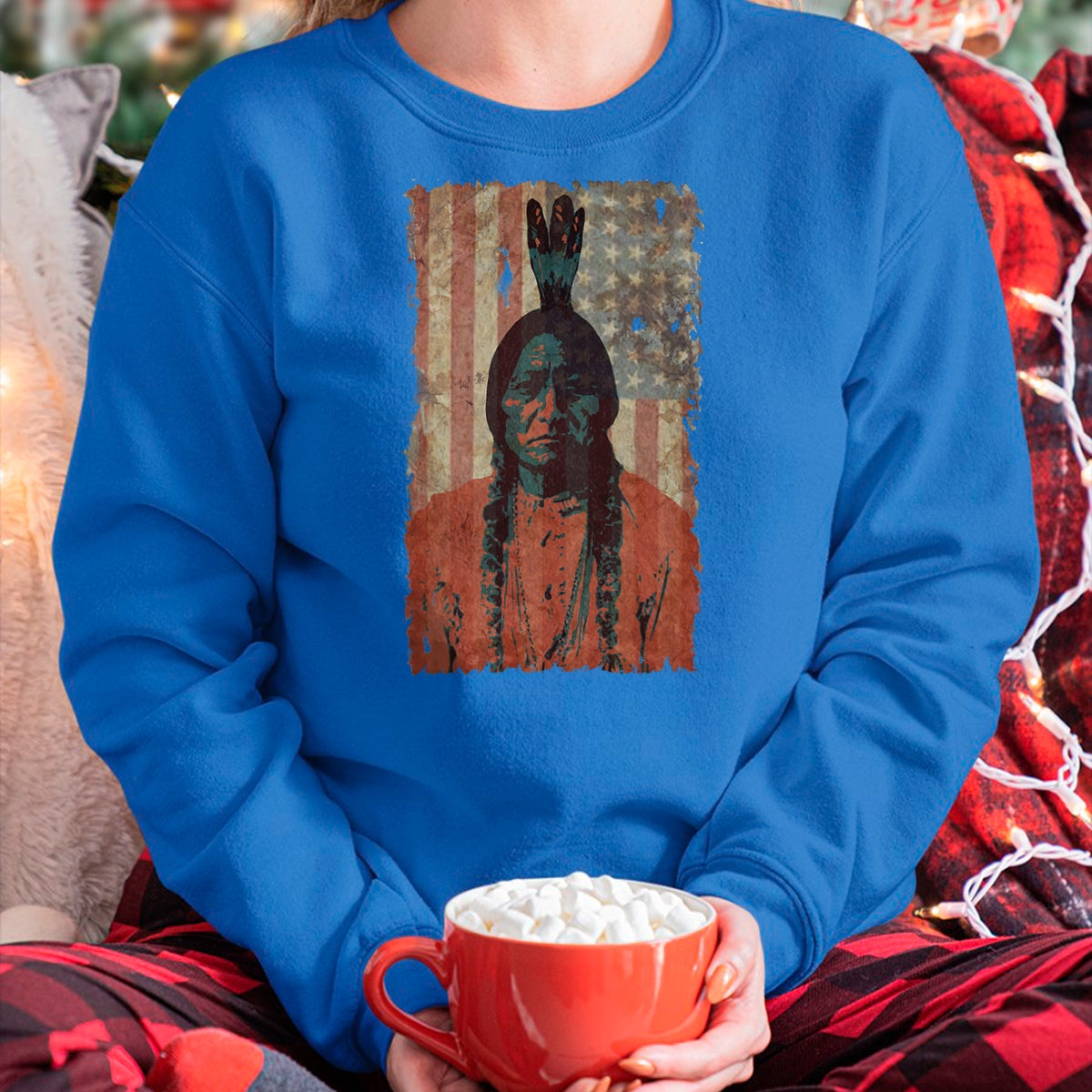 Native American T-Shirts, Vintage Native American Unisex T-Shirt/Hoodie/Sweatshirt HLT00 - Native American Vintage T-Shirt (1)