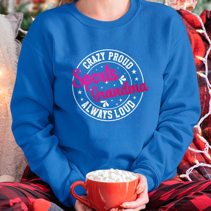 Best Grandma Shirt, Proud Grandma Unisex T-Shirt/Hoodie/Sweatshirt HLT00 - Crazy Proud Sports Grandma Sports Grandmother Sport Grandma T-Shirt