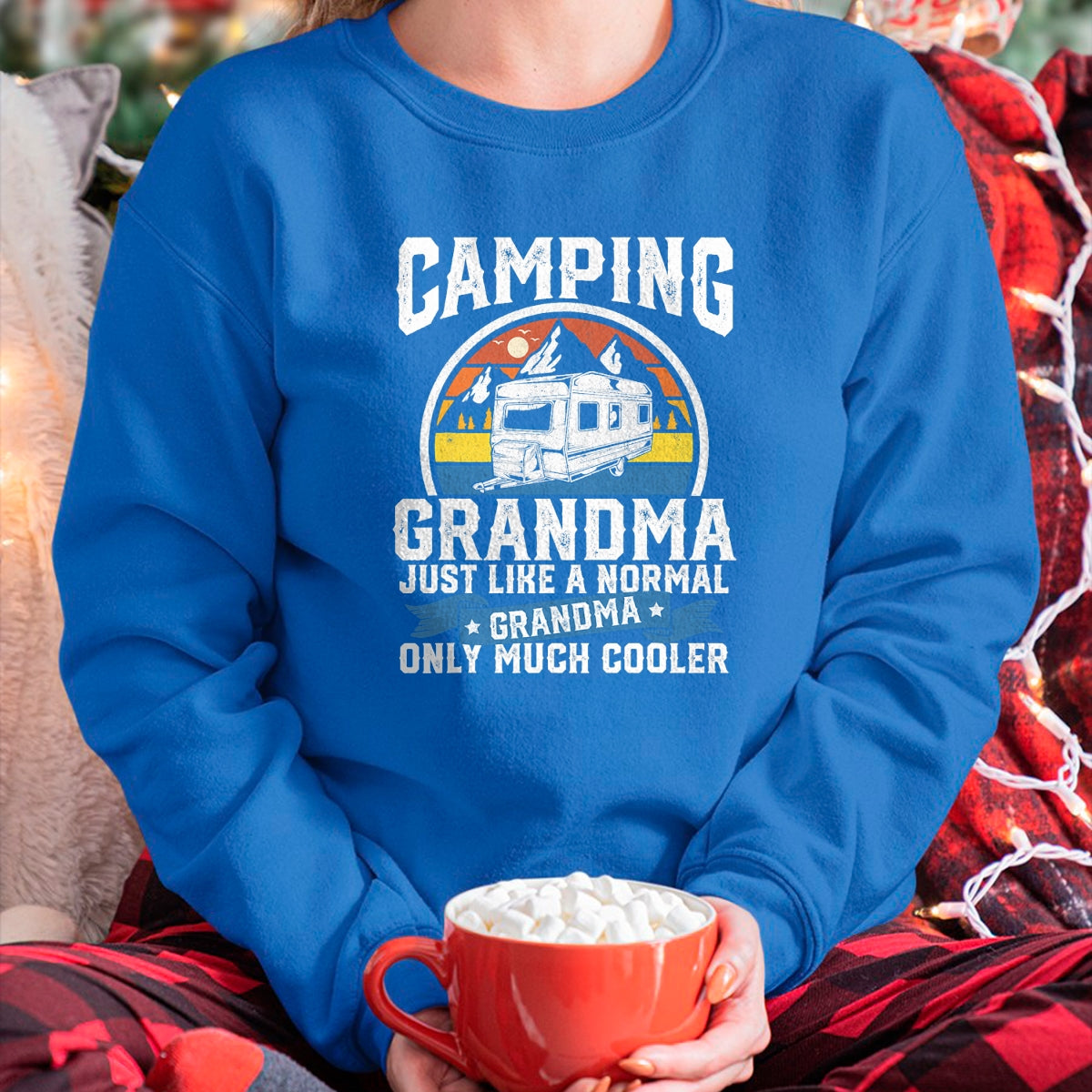 Funny Camping Shirt, Gift For Camping Lover Unisex T-Shirt/Hoodie/Sweatshirt HLT00 - Camping Grandma Funny Camper RV Retro Outdoors Womens Gift T-Shirt