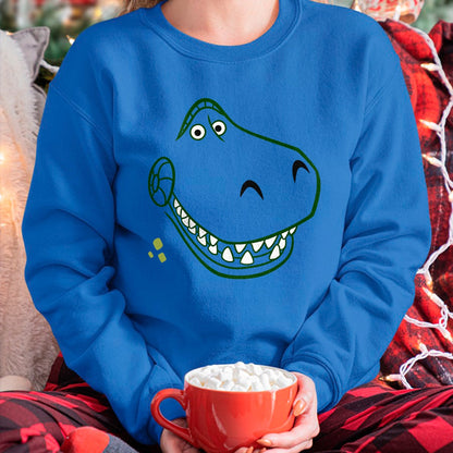 Best Dinosaur Lover Shirt, Funny Dinosaur UnisexT-Shirt/Hoodie/Sweatshirt HLT00 - E.T. Rex Funny Dinosaur Shirt T-Rex on Bike Over The Moon T-Shirt