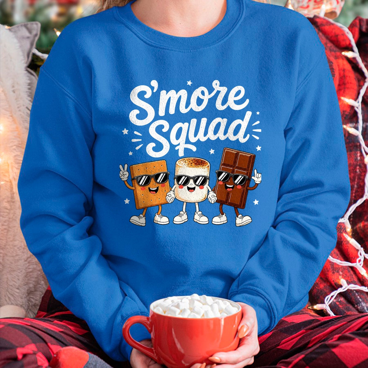 Funny Camping Shirt, Gift For Camping Lover Unisex T-Shirt/Hoodie/Sweatshirt HLT00 - Smore Squad Camping Campfire Chocolate S_Mores Kids T-Shirt, Youth, Brown, X-Small