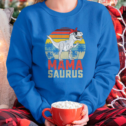 Best Dinosaur Lover Shirt, Funny Dinosaur UnisexT-Shirt/Hoodie/Sweatshirt HLT00 - Mamasaurus T Rex Dinosaur Mama Saurus Family Matching Women T-Shirt