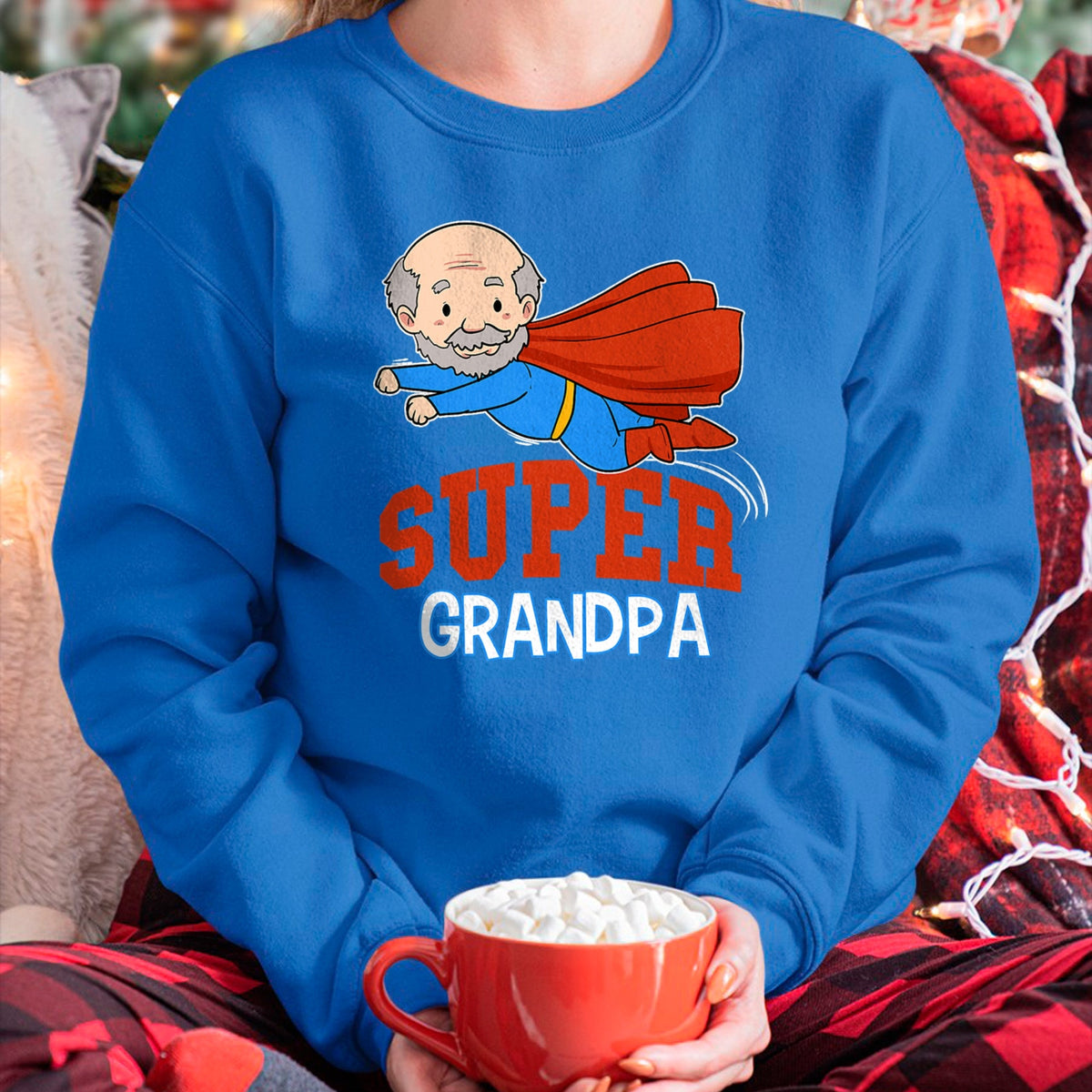 Best Grandpa Shirt, Proud Grandpa Unisex T-Shirt/Hoodie/Sweatshirt HLT00 - Super Grandpa Hero Grandpa Superhero Grandpa T-Shirt