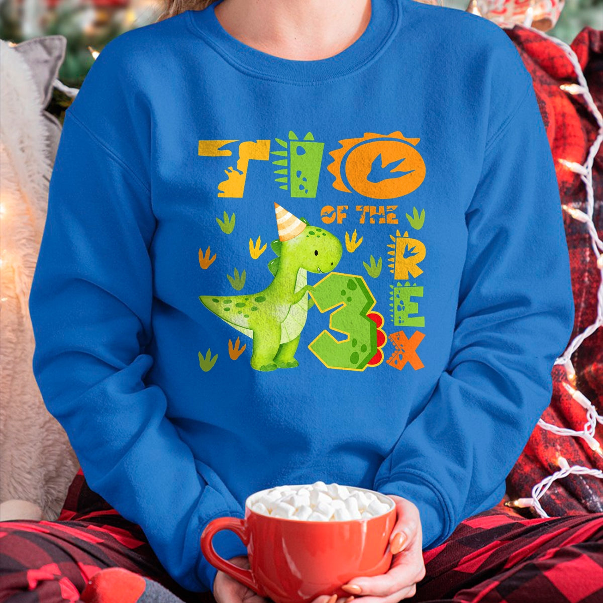 Best Dinosaur Lover Shirt, Funny Dinosaur UnisexT-Shirt/Hoodie/Sweatshirt HLT00 - TIO of The Three Rex 3rd Birthday Boy Dinosaur T-Rex T-Shirt
