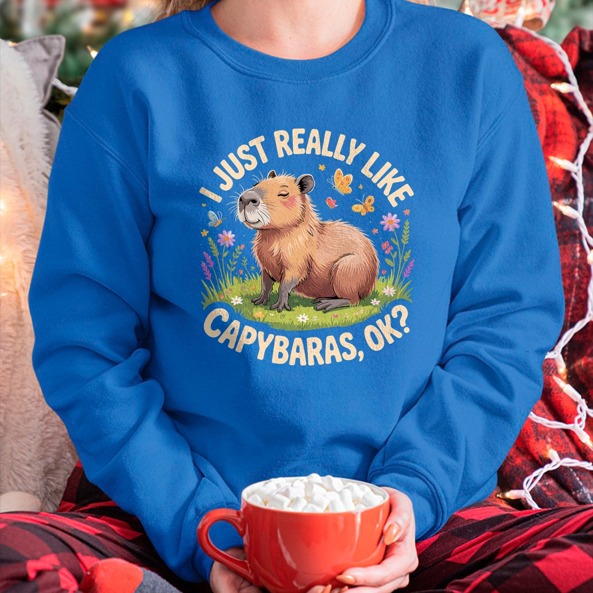 Cute Capybara Shirt, Funny Capybara Unisex T-Shirt/Hoodie/Sweatshirt HLT00 - Funny Capybara Art for Men Women Kids Capy Rodent Capybara T-Shirt (1)
