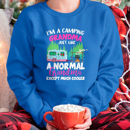 Funny Camping Shirt, Gift For Camping Lover Unisex T-Shirt/Hoodie/Sweatshirt HLT00 - Funny I_m A Camping Grandma Camper Campfire Mothers Day T-Shirt