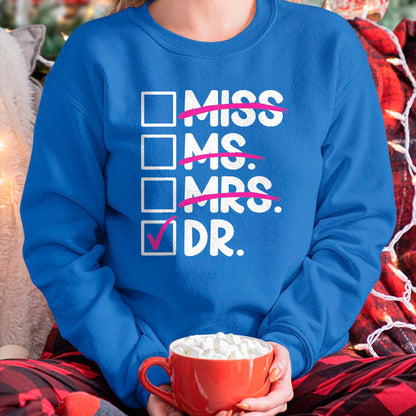 Best Doctor Shirt, Funny Doctor UnisexT-Shirt/Hoodie/Sweatshirt HLT00 - Doctoral Thesis Miss Ms. Mrs. Dr. Doctorate Women Doctor T-Shirt, Men, Black, 3X-Large