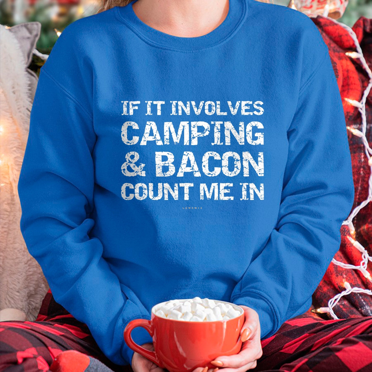 Funny Camping Shirt, Gift For Camping Lover Unisex T-Shirt/Hoodie/Sweatshirt HLT00 - Funny Camping Shirts - If Involves Camping & Bacon Count Me T-Shirt