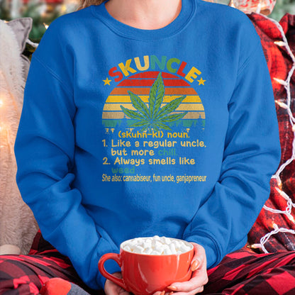 Gift for Dad Shirt, Funny Dad Unisex T-Shirt/Hoodie/Sweatshirt HLT00 – Skuncle Definition Happy Father_s Day Proud Uncle Weed Lover T-Shirt