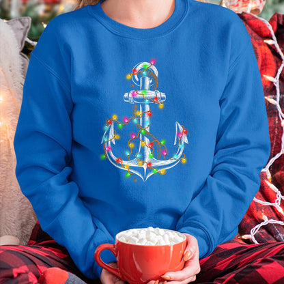 Christmas Shirts for Family, Funny christmas shirts, Christmas Unisex T-Shirt/Hoodie/Sweatshirt HLT00 - Christmas Lights Boating Sailing Cruise Boat Gifts T-Shirt