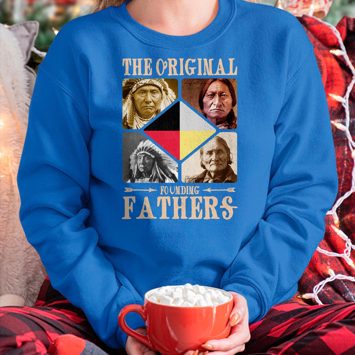 Native American T-Shirts, Vintage Native American Unisex T-Shirt/Hoodie/Sweatshirt HLT00 - Original Founding Fathers Native American Tribe T-Shirt (1)