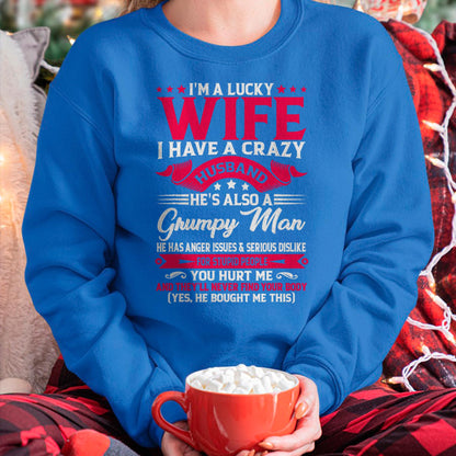I am Lucky Wife - Gift for Wife From Husband - NGHL00