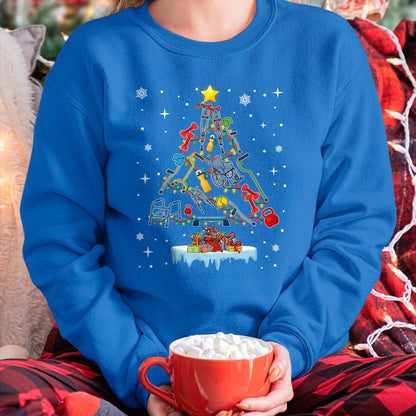 Christmas Shirts for Family, Funny christmas shirts, Christmas Unisex T-Shirt/Hoodie/Sweatshirt HLT00 - Physical Therapy Christmas PT Therapist Christmas Tree xmas T-Shirt