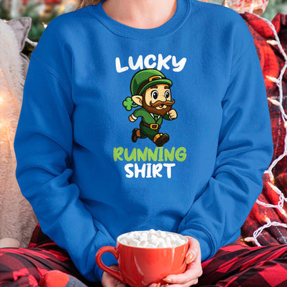 Patrick Day Shirts for Family, Funny Patrick Day shirts, st patrick's day Unisex T-Shirt/Hoodie/Sweatshirt HLT00 - Lucky Running St Patrick Day Leprechaunn Run Runner T-Shirt