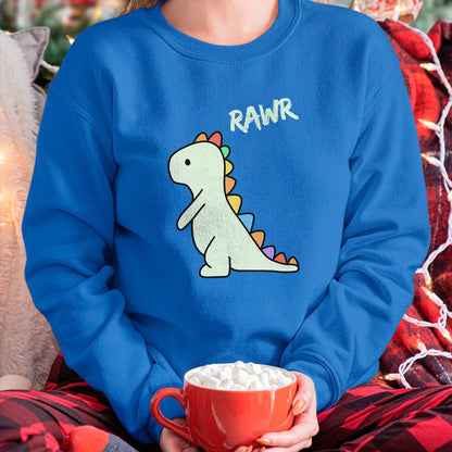 Best Dinosaur Lover Shirt, Funny Dinosaur UnisexT-Shirt/Hoodie/Sweatshirt HLT00 - Cute Dino Shirt Rawr Dinosaur Roaring Funny Kid Dino Cartoon T-Shirt