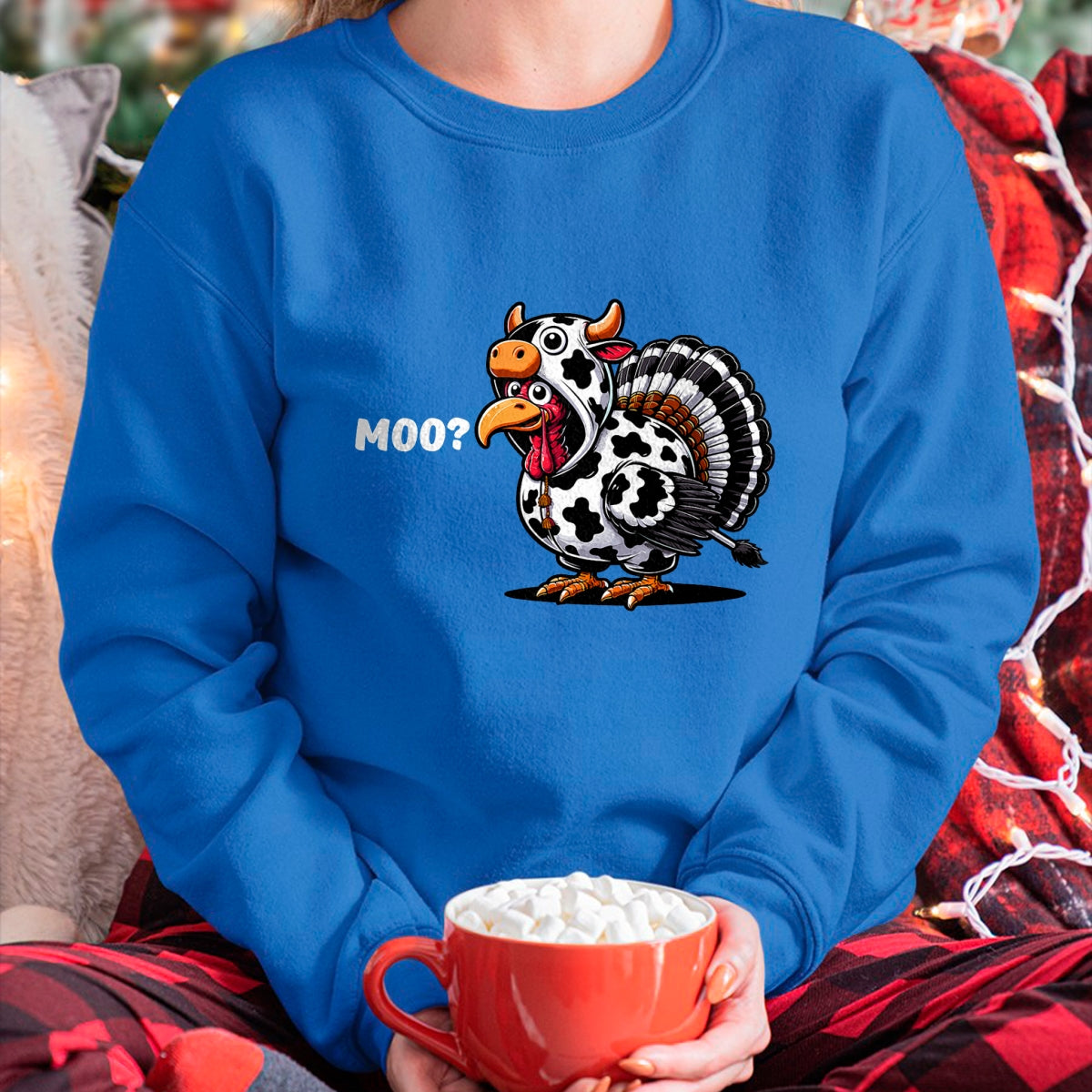 Best Thanksgiving Family Shirt , Funny Thanksgiving UnisexT-Shirt/Hoodie/Sweatshirt HLT00 - Turkey Moo Funny Thanksgiving T-Shirt
