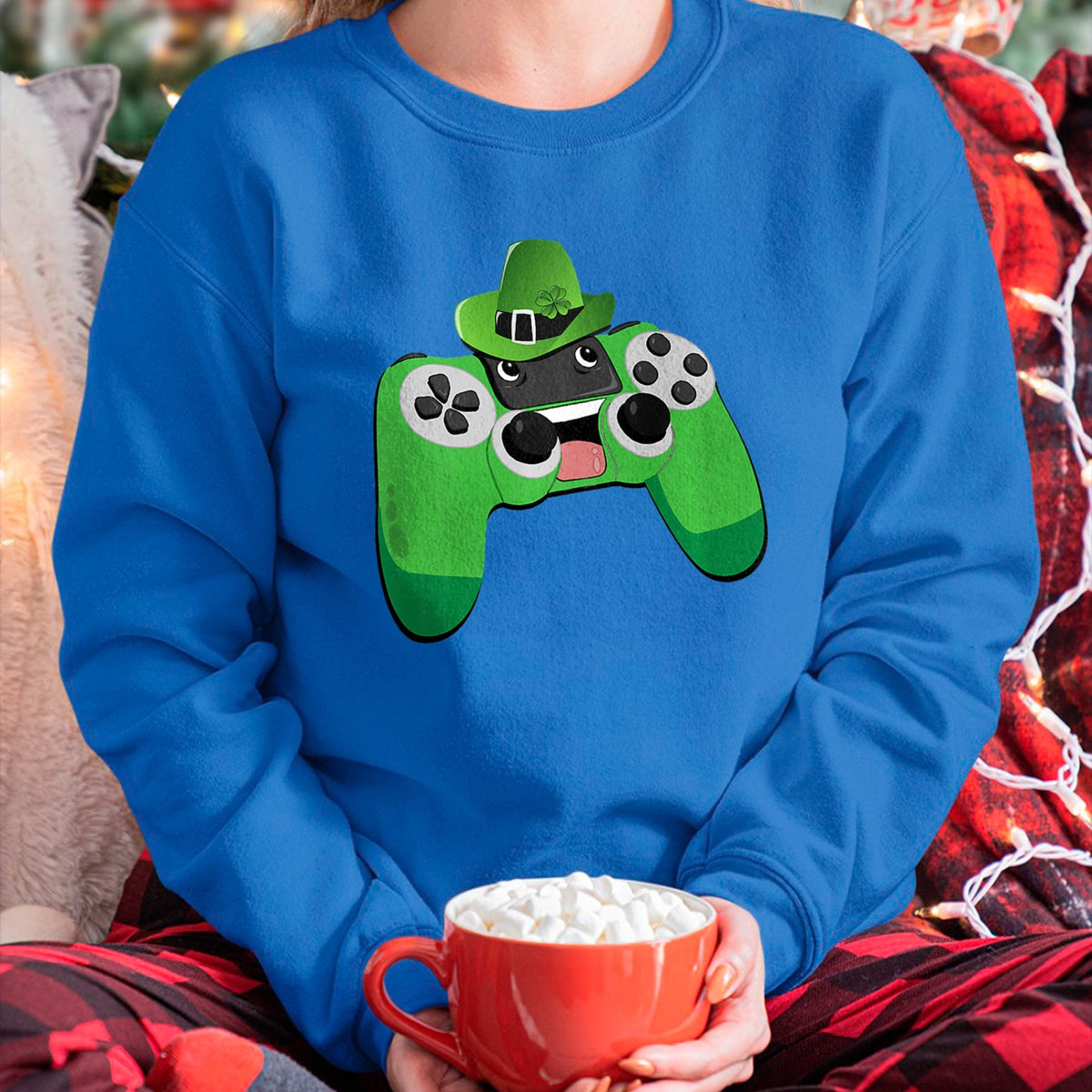 Patrick Day Shirts for Family, Funny Patrick Day shirts, st patrick's day Unisex T-Shirt/Hoodie/Sweatshirt HLT00 - Video Game Gaming St Patrick Day Gamer Boys St. Patty_s Day Premium T-Shirt