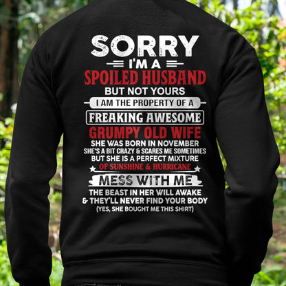 November - Spoiled Husband - Perfect Gift From Wife - DTSM11 (SKU11-02-11)