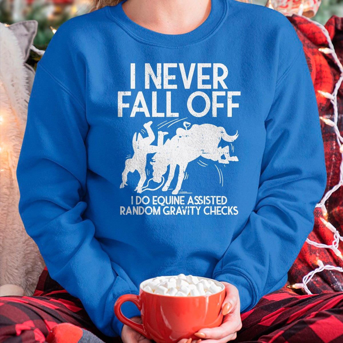 Best Horse Lover Shirt , Funny Horse UnisexT-Shirt/Hoodie/Sweatshirt HLT00 - Never Fall Off Horse Funny Horseback Riding Equestrian Gift T-Shirt