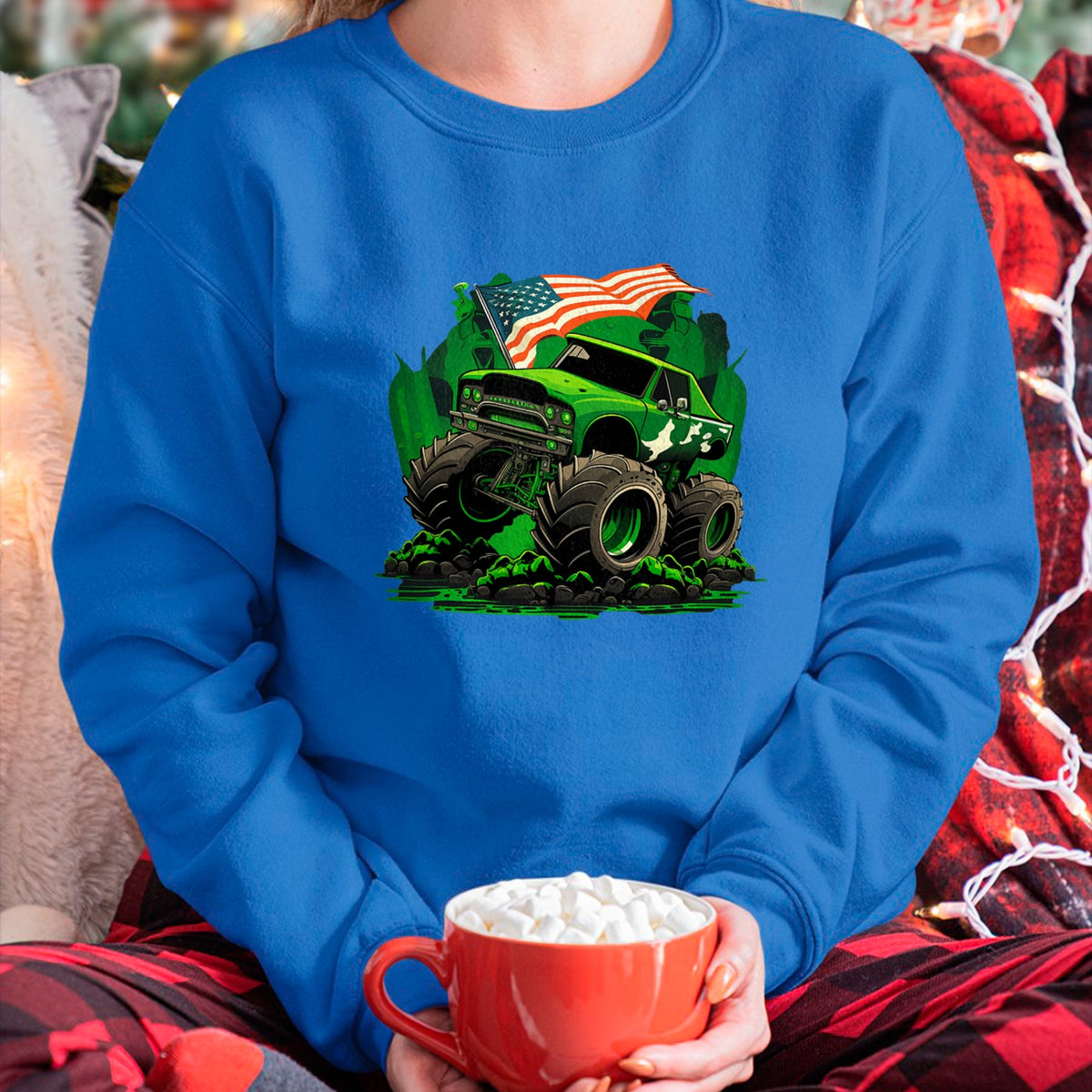 Patrick Day Shirts for Family, Funny Patrick Day shirts, st patrick's day Unisex T-Shirt/Hoodie/Sweatshirt HLT00 - Funny Leprechaun Monster Truck Shamrock St Patrick Day Boys T-Shirt