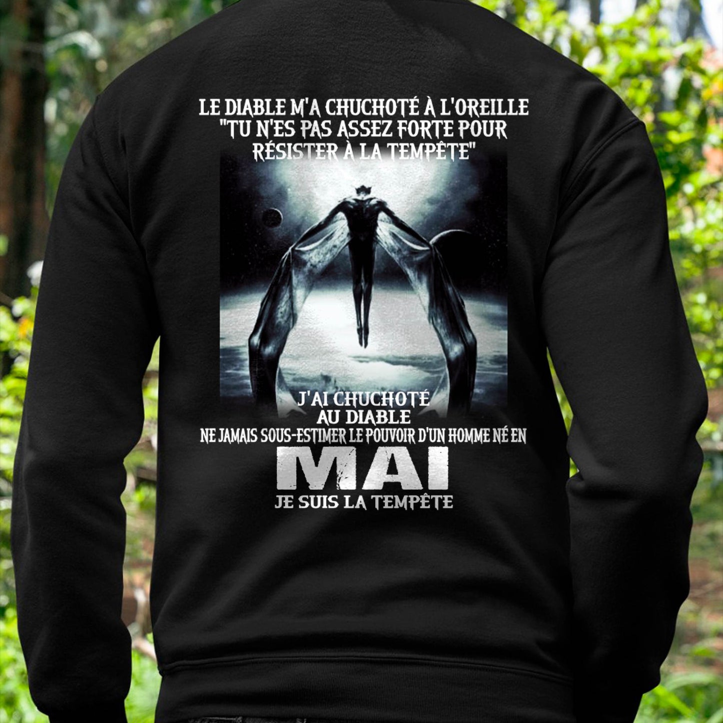 Je Suis la Tempête – Ne Jamais Sous-Estimer le Pouvoir d’un Homme Né en Mai – T-Shirt Homme - DTSM05 (SKU26T-01160-05)