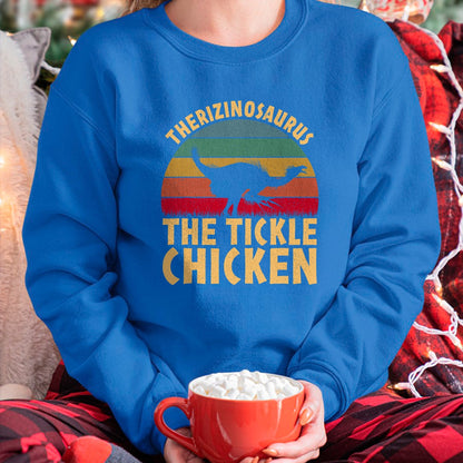 Best Dinosaur Lover Shirt, Funny Dinosaur UnisexT-Shirt/Hoodie/Sweatshirt HLT00 - Therizinosaurus The Tickle Chicken - Funny Dinosaur Vintage T-Shirt