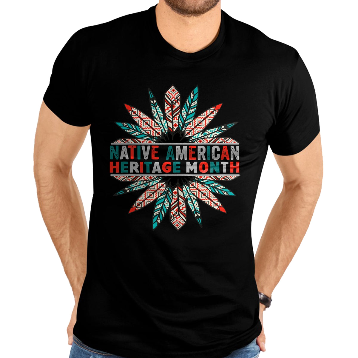 Native American T-Shirts, Vintage Native American Unisex T-Shirt/Hoodie/Sweatshirt HLT00 - Native American Heritage Month T-Shirt (1)