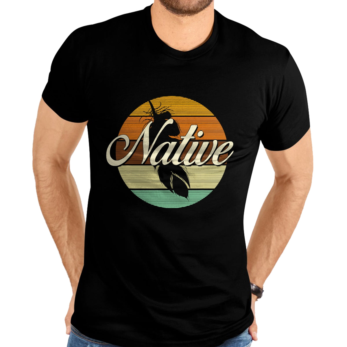 Native American T-Shirts, Vintage Native American Unisex T-Shirt/Hoodie/Sweatshirt HLT00 - Native Indian Native American Pride Indigenous Cherokee T-Shirt (1)