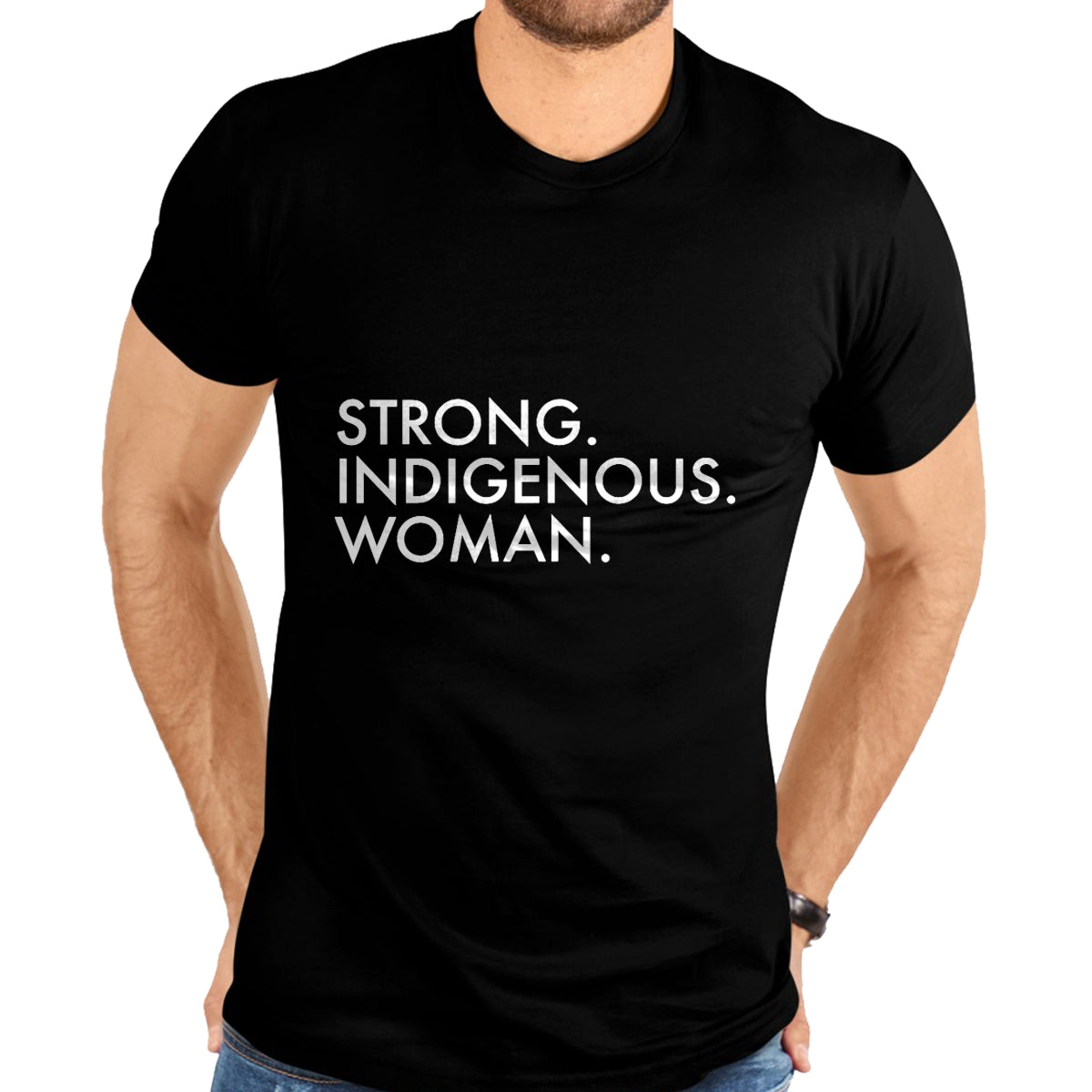 Native American T-Shirts, Vintage Native American Unisex T-Shirt/Hoodie/Sweatshirt HLT00 - Strong Resilient Indigenous Peoples' Native Americans' Day T-Shirt (1)