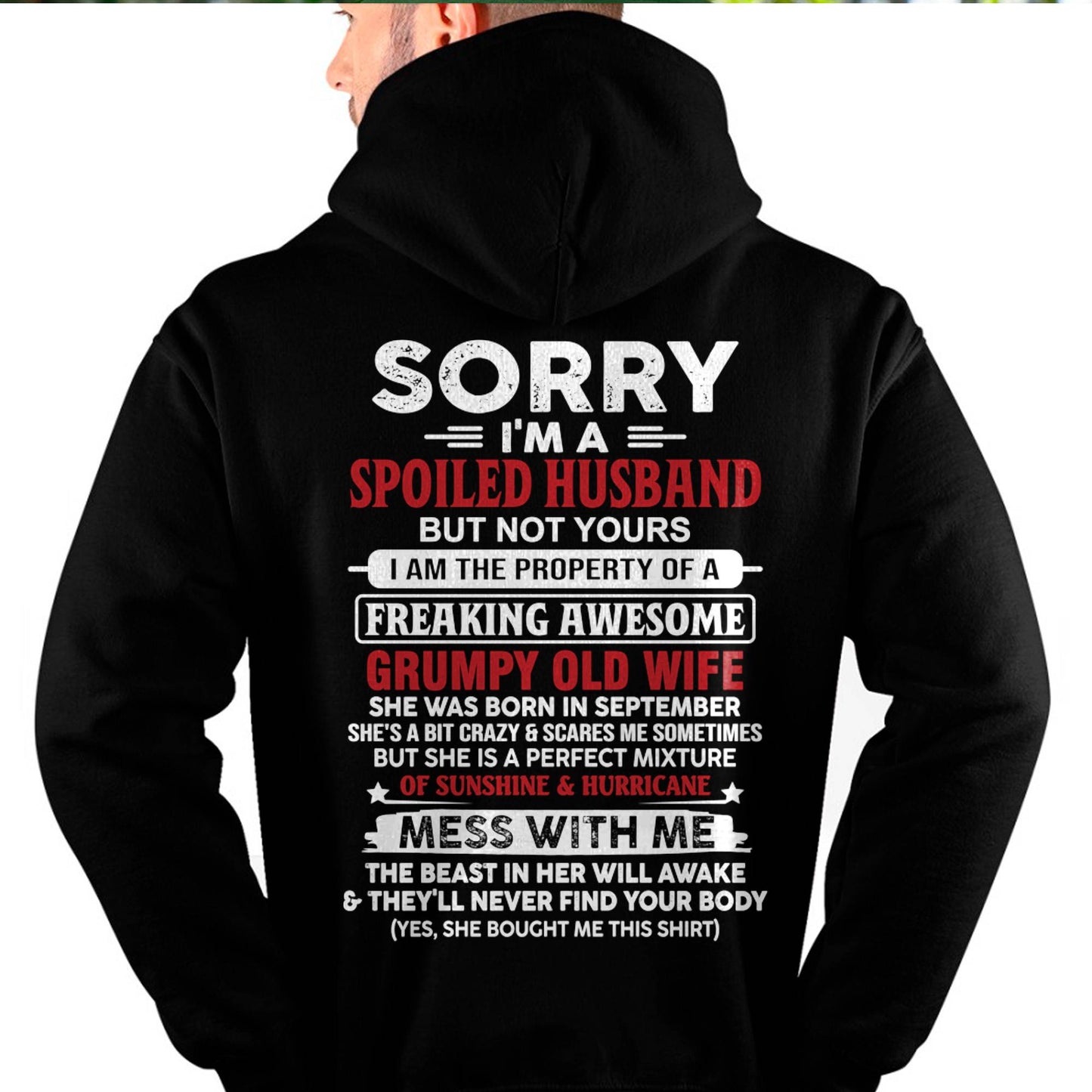 September - Spoiled Husband - Perfect Gift From Wife - DTSM09 (SKU11-02-09)