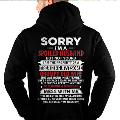 September - Spoiled Husband - Perfect Gift From Wife - DTSM09 (SKU11-02-09)