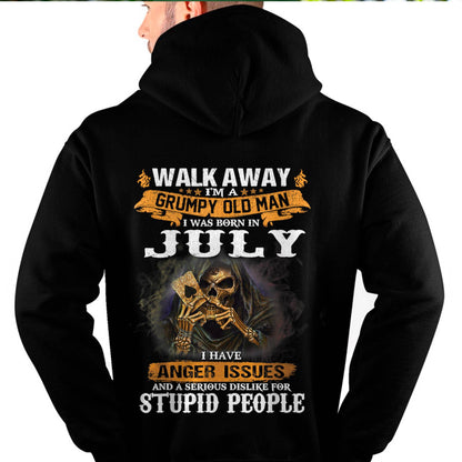 July - Grumpy Old Man T-Shirt – Perfect Gift For Men - DTSM07 (SKU09-89-07)