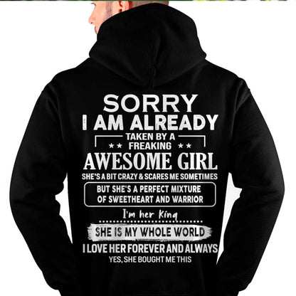 I’m Her King Shirt - Perfect Gift For Your Boyfriend DTSM00 (SKU04-86-00)