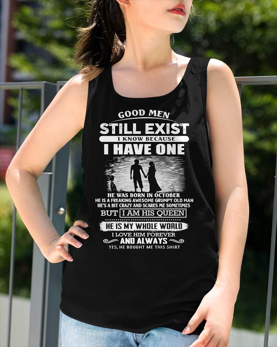 OCTOBER - GOOD MEN STILL EXIST - PERFECT GIFT FROM HUSBAND, BOYFRIEND - DTSM10 (SKU2604-306-10)