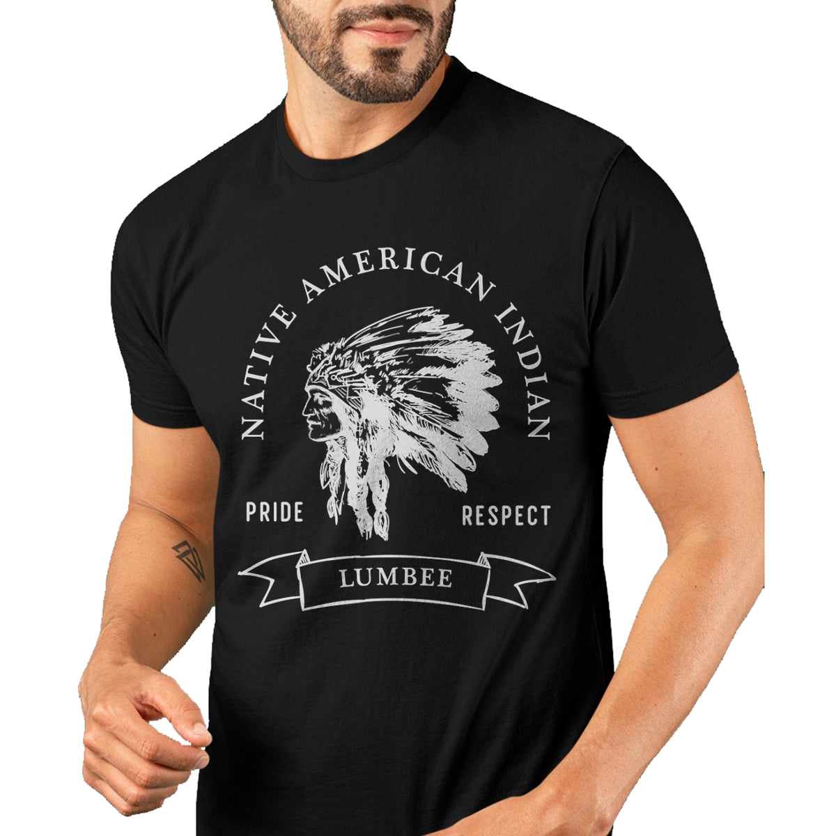 Native American T-Shirts, Vintage Native American Unisex T-Shirt/Hoodie/Sweatshirt HLT00 - Lumbee Tribe Native American Indian Pride Respect Darker Long Sleeve T-Shirt