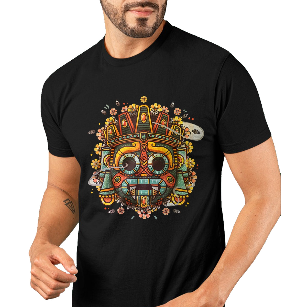 Native American T-Shirts, Vintage Native American Unisex T-Shirt/Hoodie/Sweatshirt HLT00 - Ponca Tribe Native American Indian Respect Skull Design T-Shirt