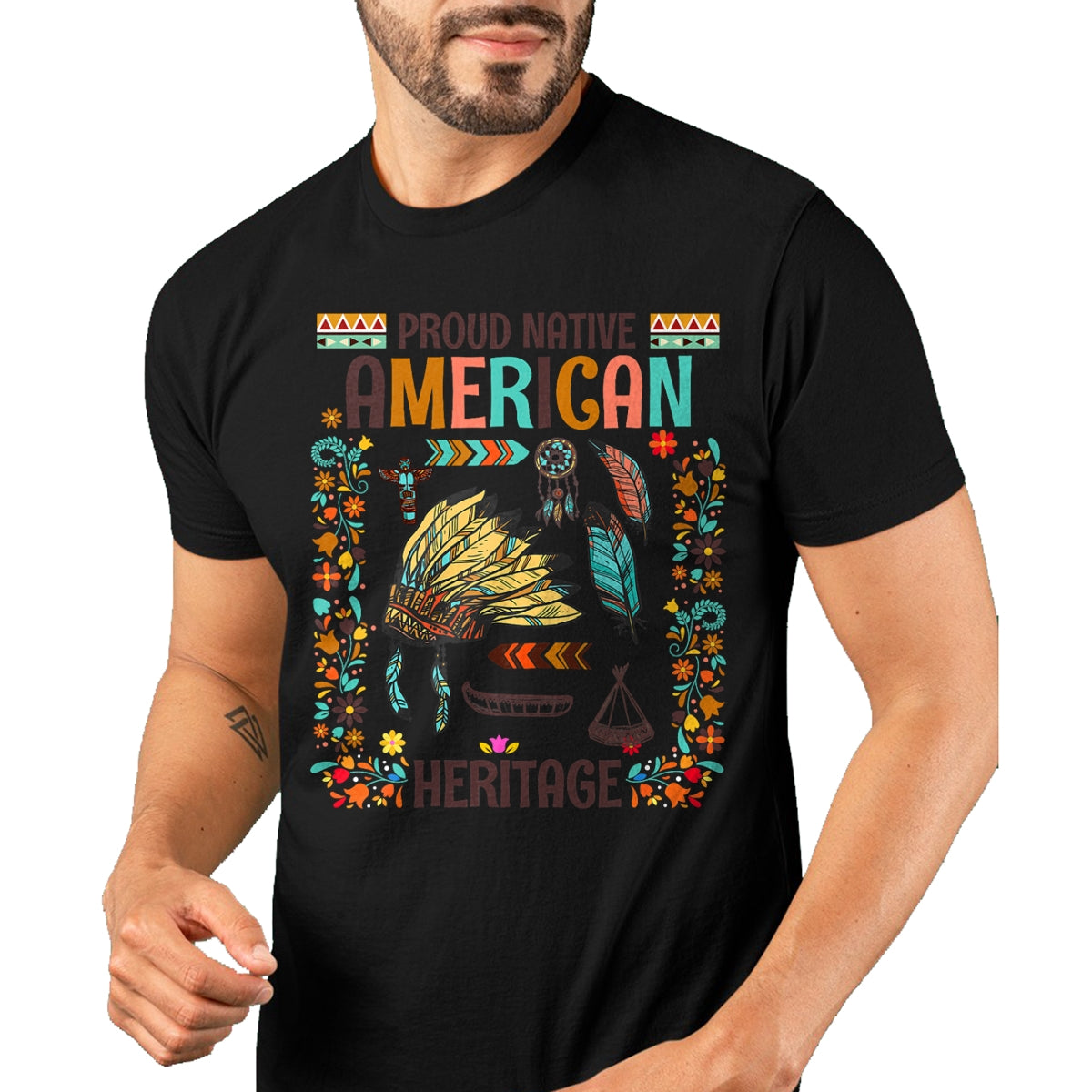 Native American T-Shirts, Vintage Native American Unisex T-Shirt/Hoodie/Sweatshirt HLT00 - Native American Heritage Idea For Women Native American T-Shirt