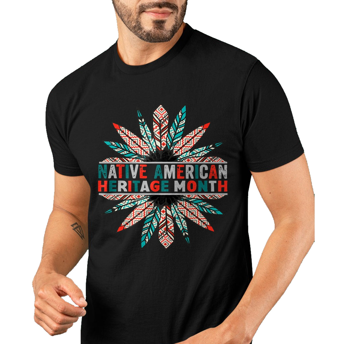 Native American T-Shirts, Vintage Native American Unisex T-Shirt/Hoodie/Sweatshirt HLT00 - Native American Heritage Month T-Shirt (1)