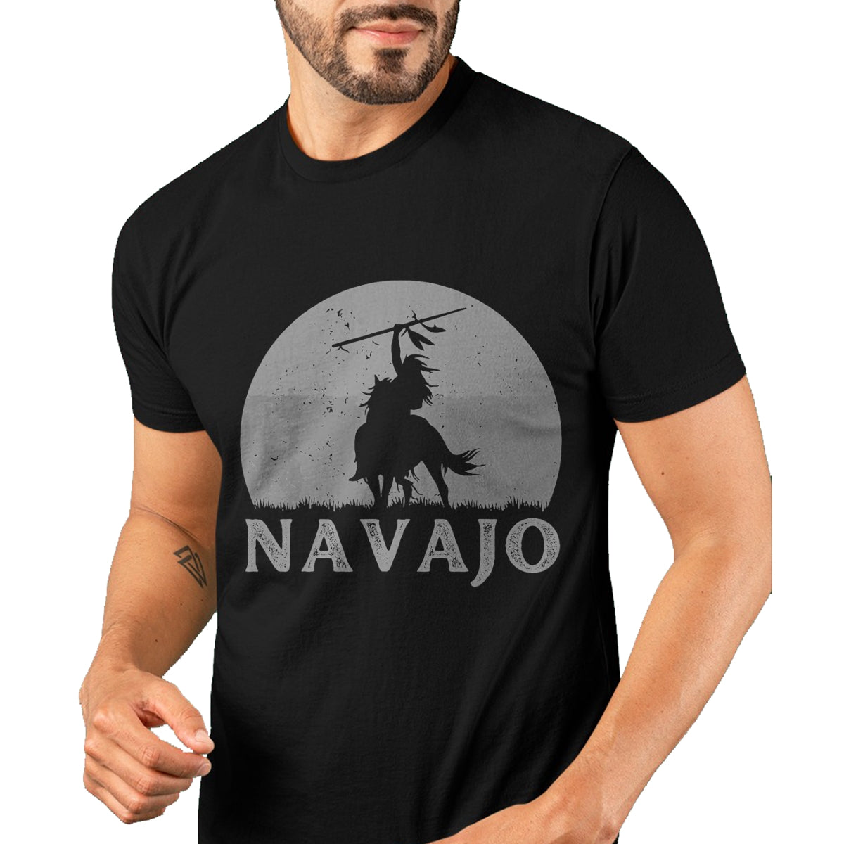Native American T-Shirts, Vintage Native American Unisex T-Shirt/Hoodie/Sweatshirt HLT00 - Navajo Tribe Indigenous People's Day Native American Indian T-Shirt (1)