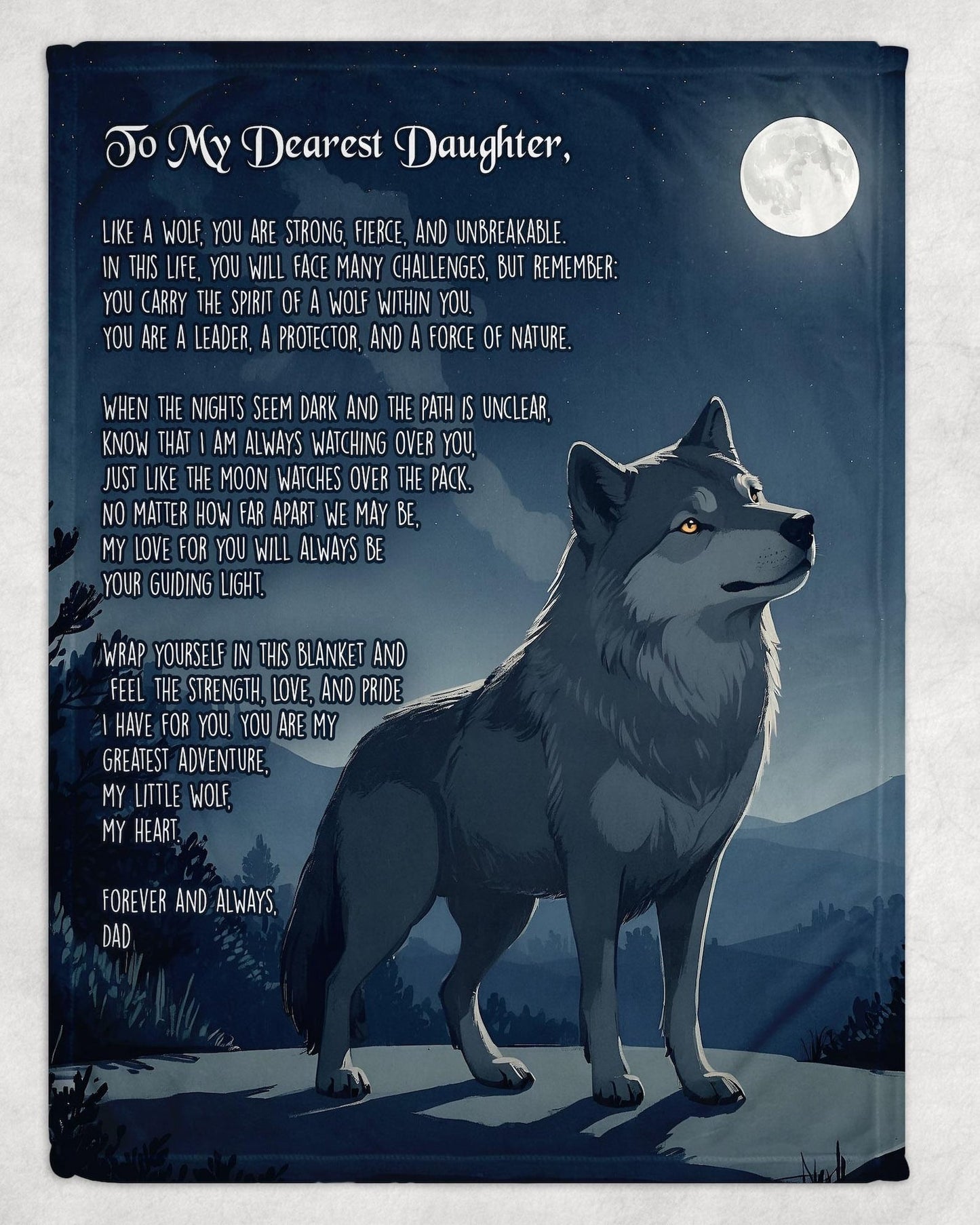 Special Gift For Your Daughter Blanket - From Dad