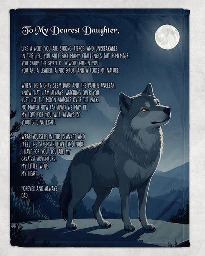 Special Gift For Your Daughter Blanket - From Dad