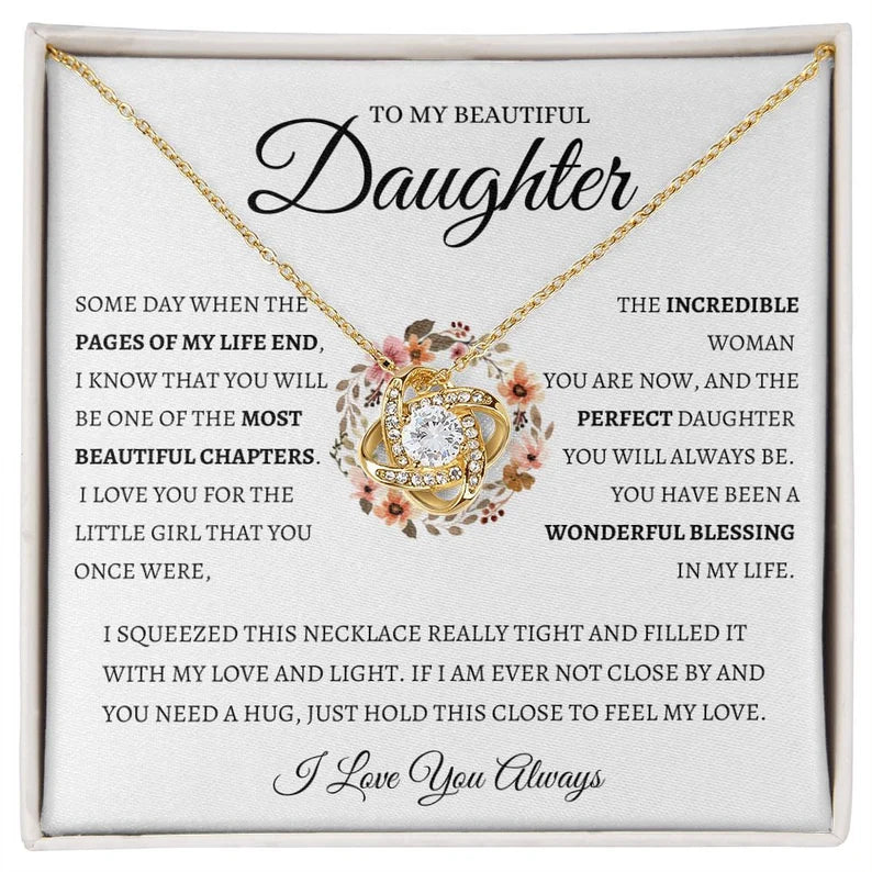 To My Daughter From Dad Necklace