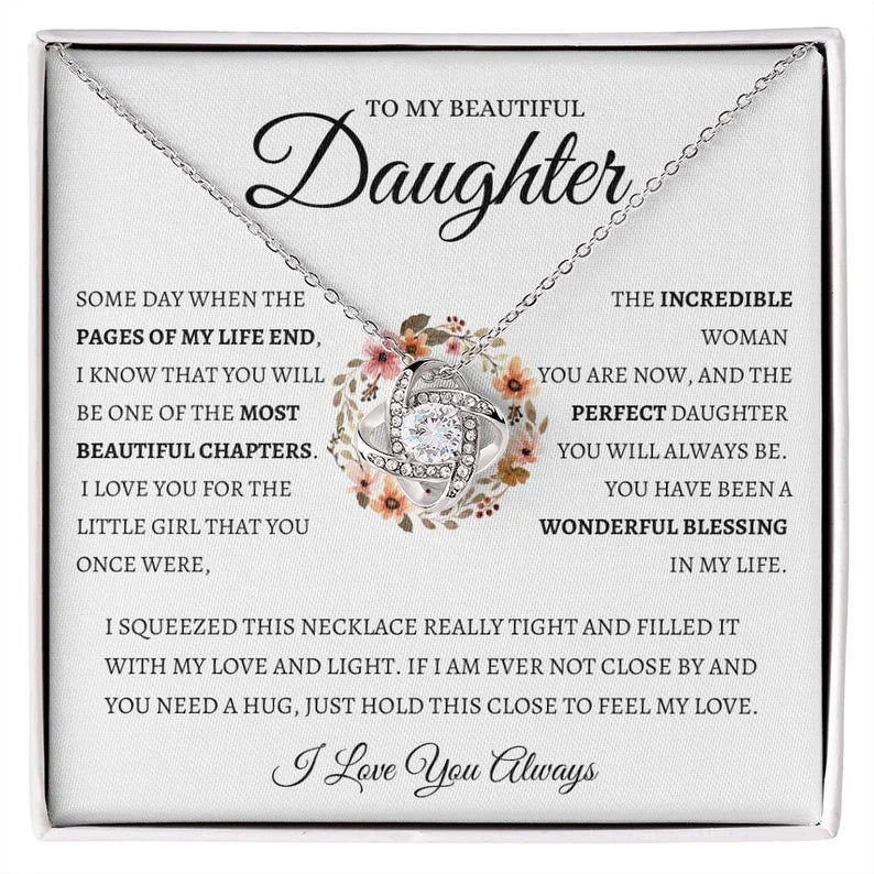 To My Daughter From Dad Necklace