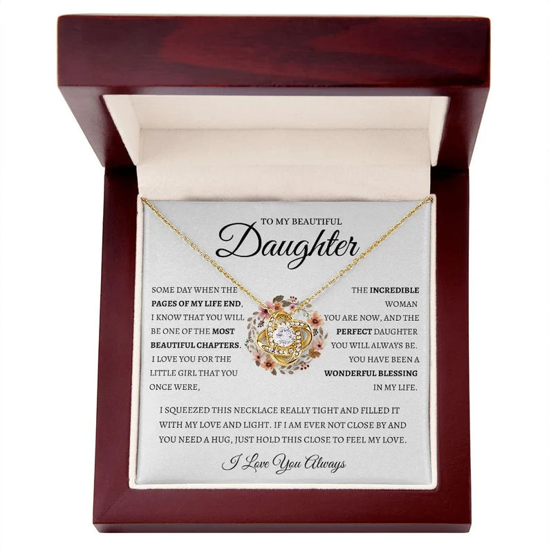To My Daughter From Dad Necklace