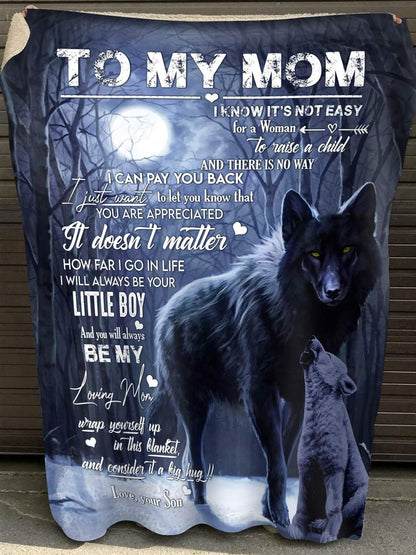 Special gift for Mother from Son Blanket