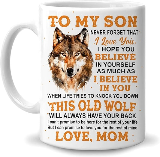 Perfect Birthday or Christmas Gift – To My Son from Mom Mug
