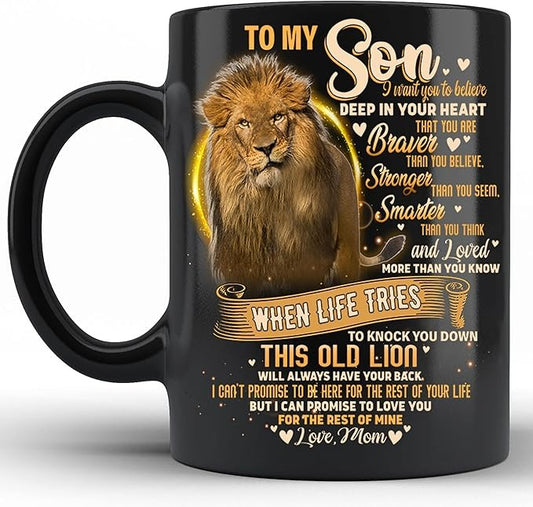 Perfect Birthday or Christmas Gift – To My Son from Mom Mug