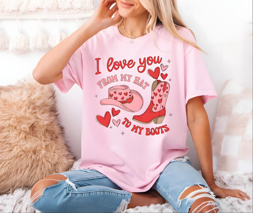 VALENTINE T-SHIRT FROM BOYFRIEND, HUSBAND - DTSM00